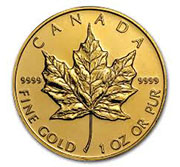 Canadian Maple Leaf Gold Coin